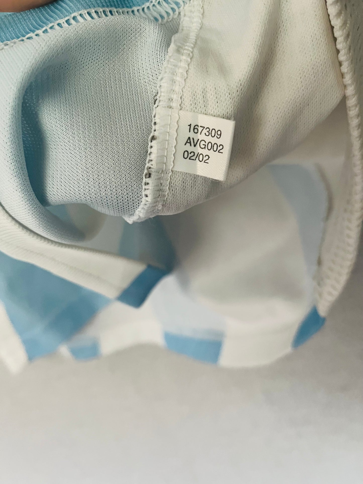 Argentina home football shirt     W/C 2002 Batistuta Large