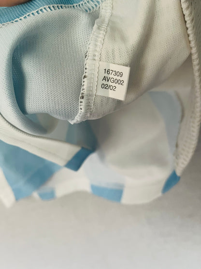 Argentina home football shirt     W/C 2002 Batistuta Large