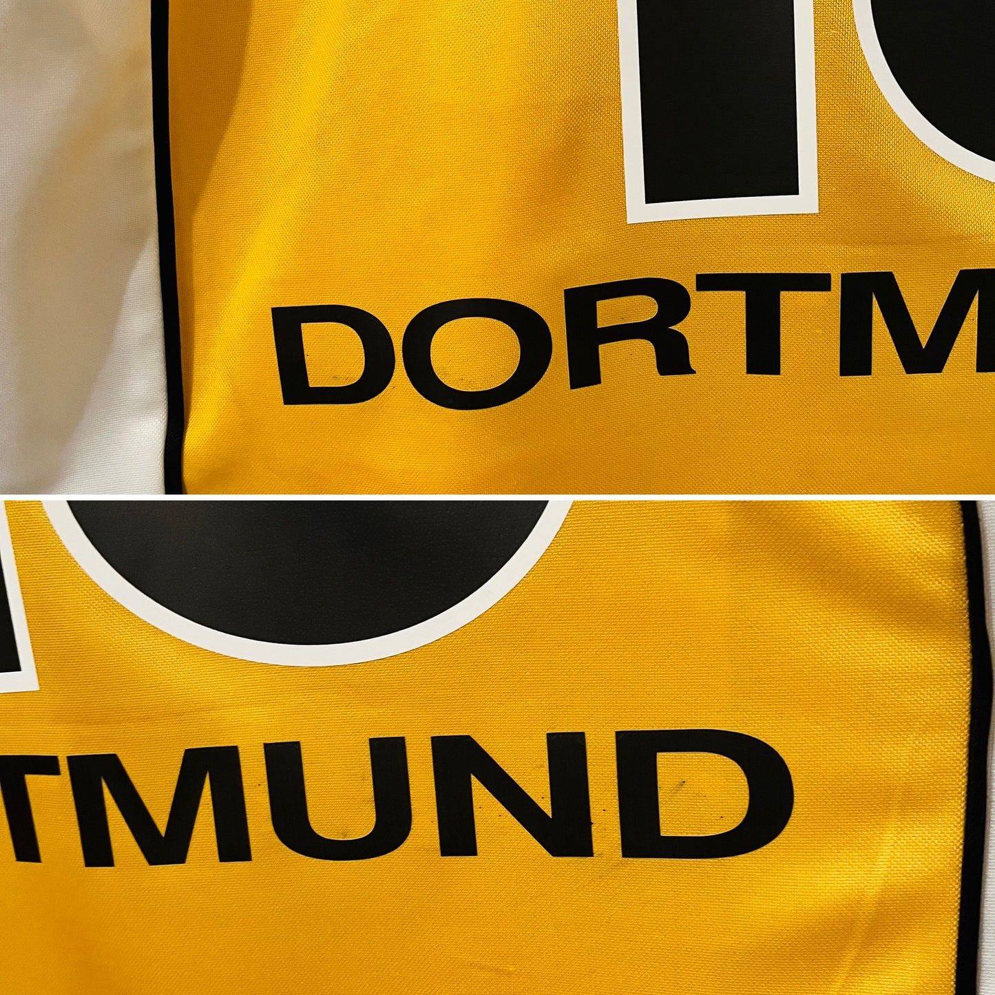 Borussia Dortmund home football shirt 1998/2000 Moller Medium