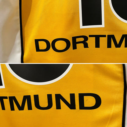 Borussia Dortmund home football shirt 1998/2000 Moller Medium