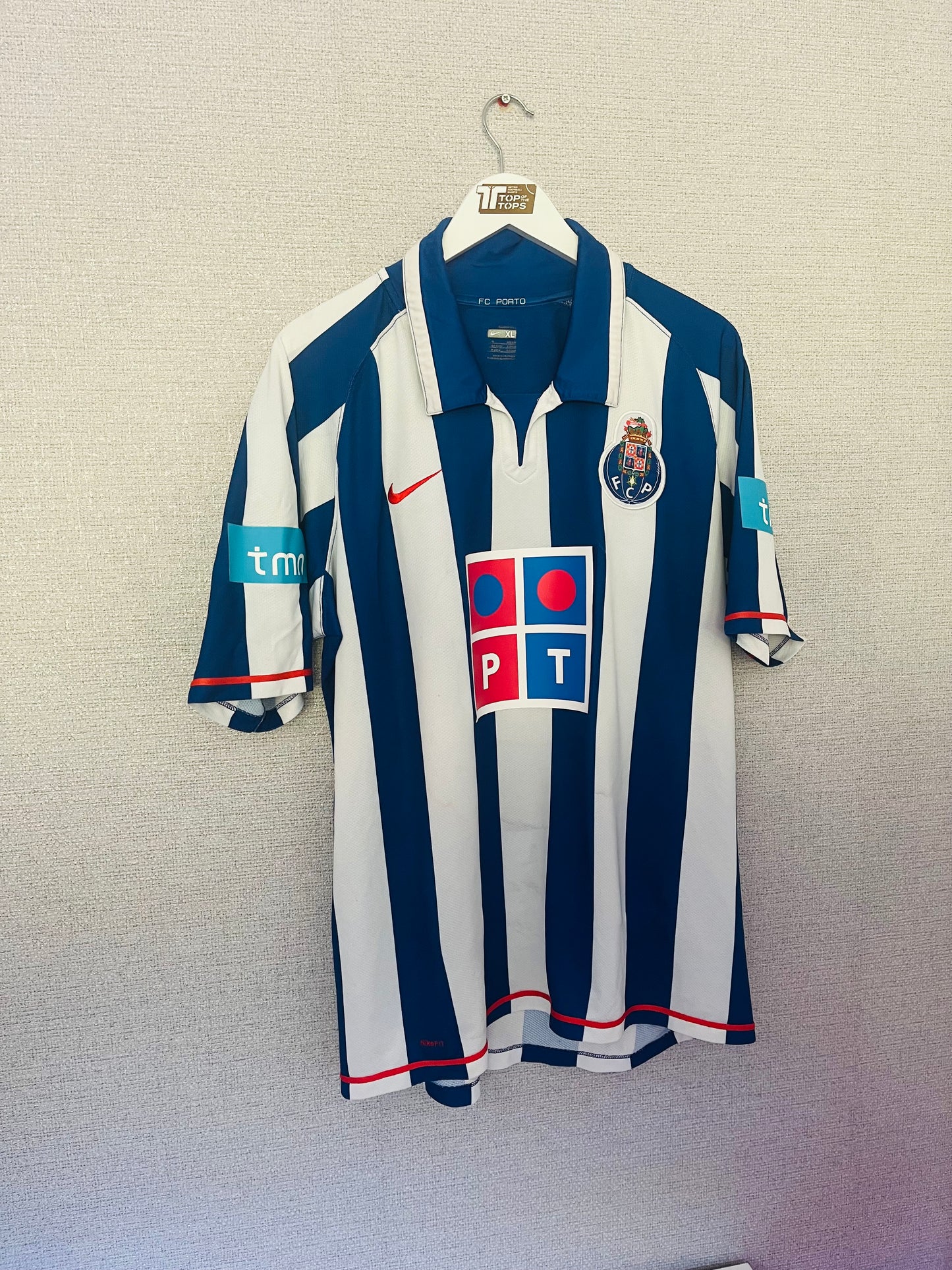 FC Porto home football shirt 2007/08 Quaresma XL