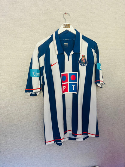 FC Porto home football shirt 2007/08 Quaresma XL