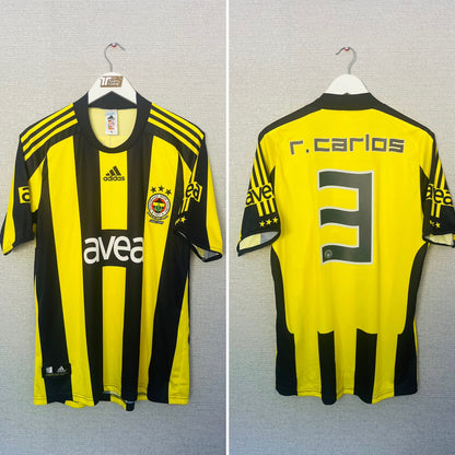 Fenerbahce home football shirt 2008/09 R. Carlos medium