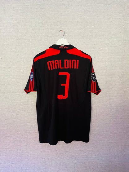 AC Milan third football shirt 2007/08 Maldini Medium