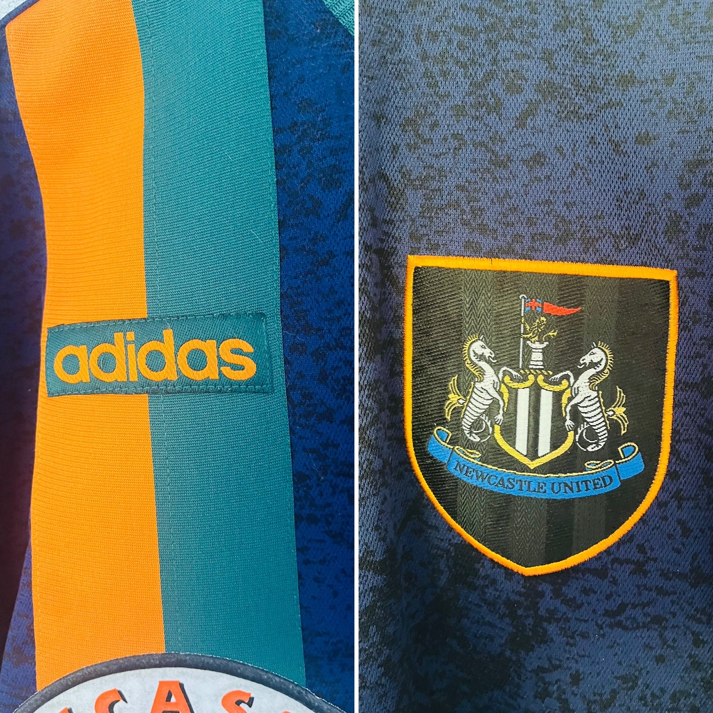 Newcastle United away football shirt 1997/98 Albert XXL