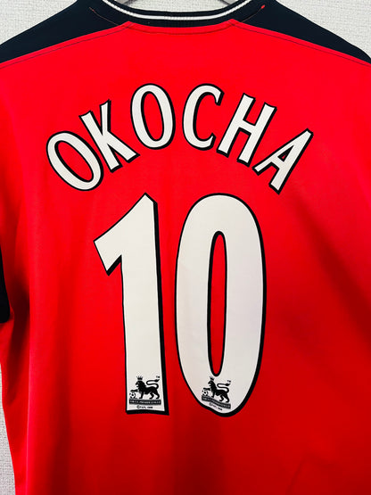 Bolton Wanderers away football shirt 2003/04 Okocha XL