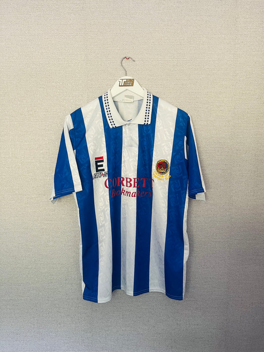 Chester City home football shirt 1993/94 Large