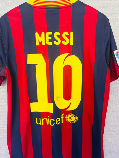 Barcelona home football shirt 2013/14 Messi Medium