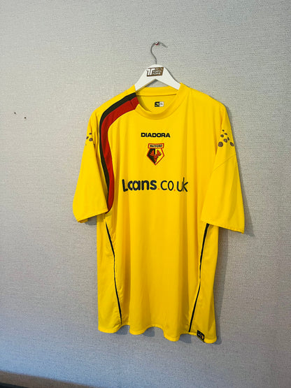 Watford home football shirt 2005/06 XL