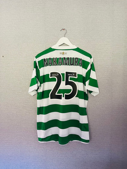 Glasgow Celtic home football shirt 2007/08 Nakamura Large