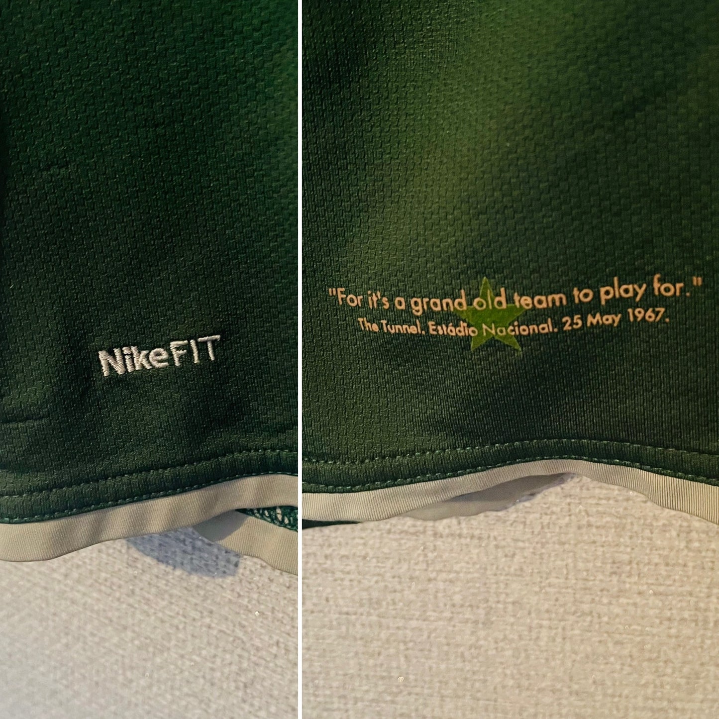 Glasgow Celtic away football shirt 2007/08 Nakamura Small