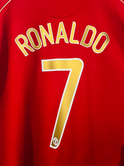 Manchester United home football shirt 2006/07 CR7 Large