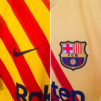 Barcelona fourth Senyera football shirt 2019/20 Messi Large