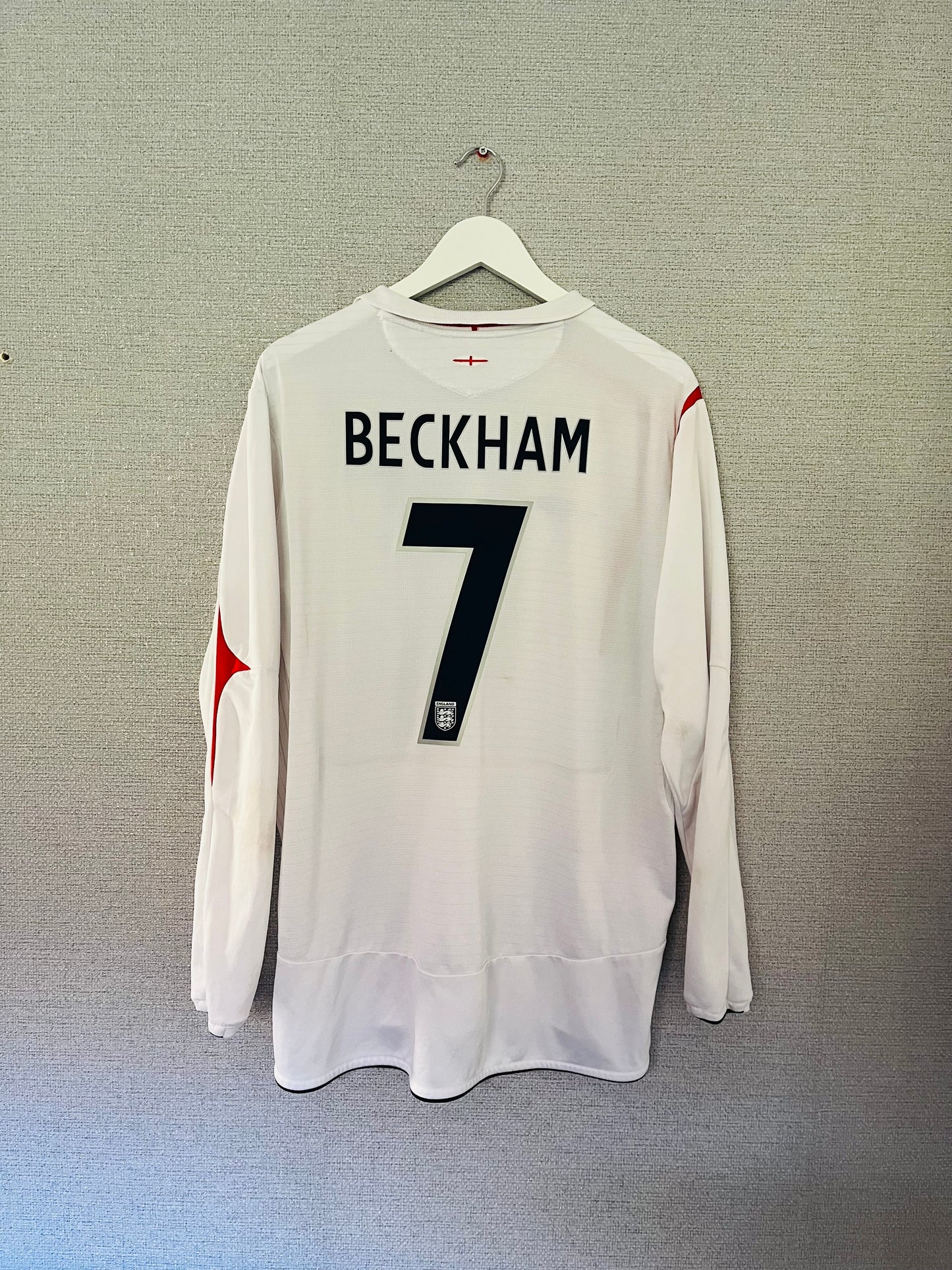 England home football shirt W/C 2006 Beckham XL