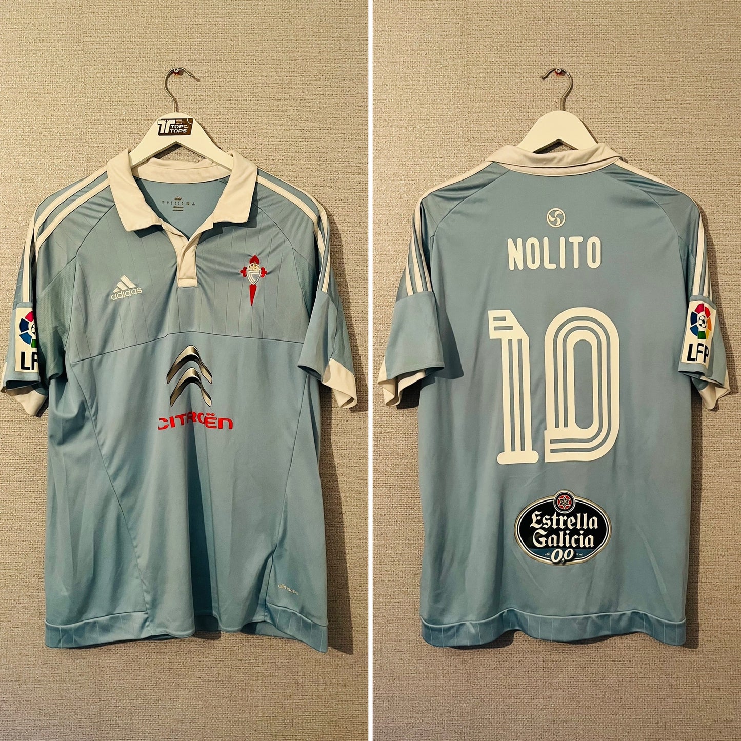 Celta Vigo home football shirt 2015/16 Nolito Large