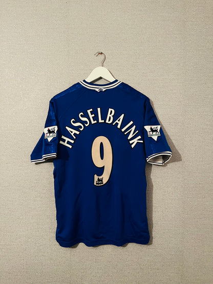 Chelsea home football shirt 1999/2001 Hasselbaink Medium