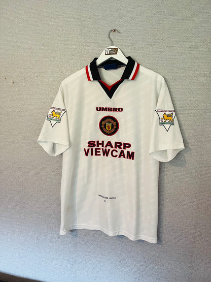 Manchester United away football shirt 1996/97 Cantona Large