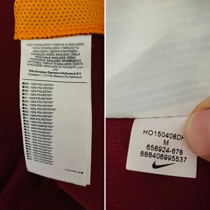 Roma home football shirt 2015/16 Totti Medium