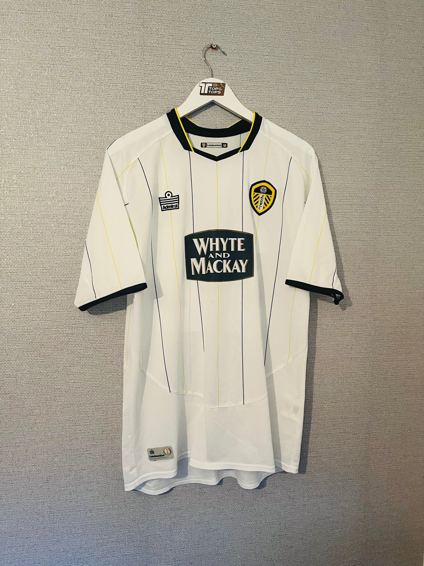 Leeds United home football shirt 2005/06 Beckford Medium