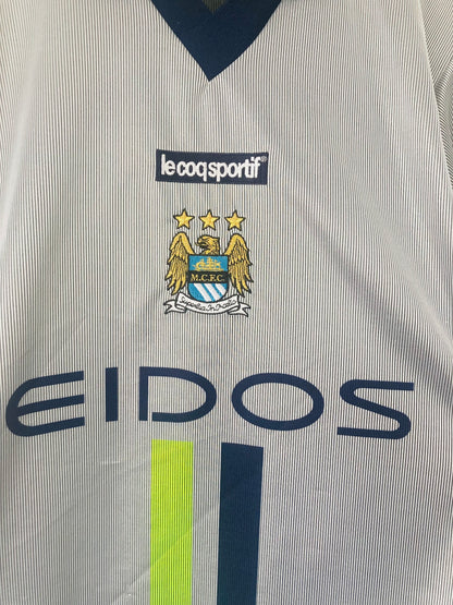 Manchester City away football shirt 2001/02 Goater Medium