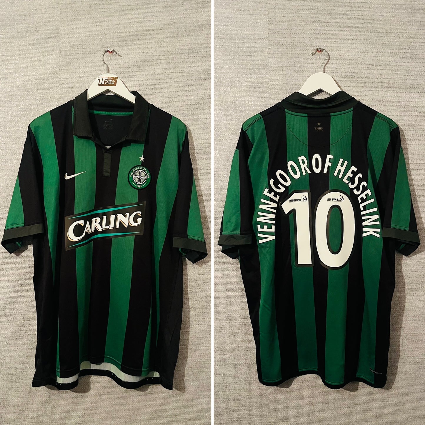 Glasgow Celtic away football shirt 2006/08 Hesselink XXL
