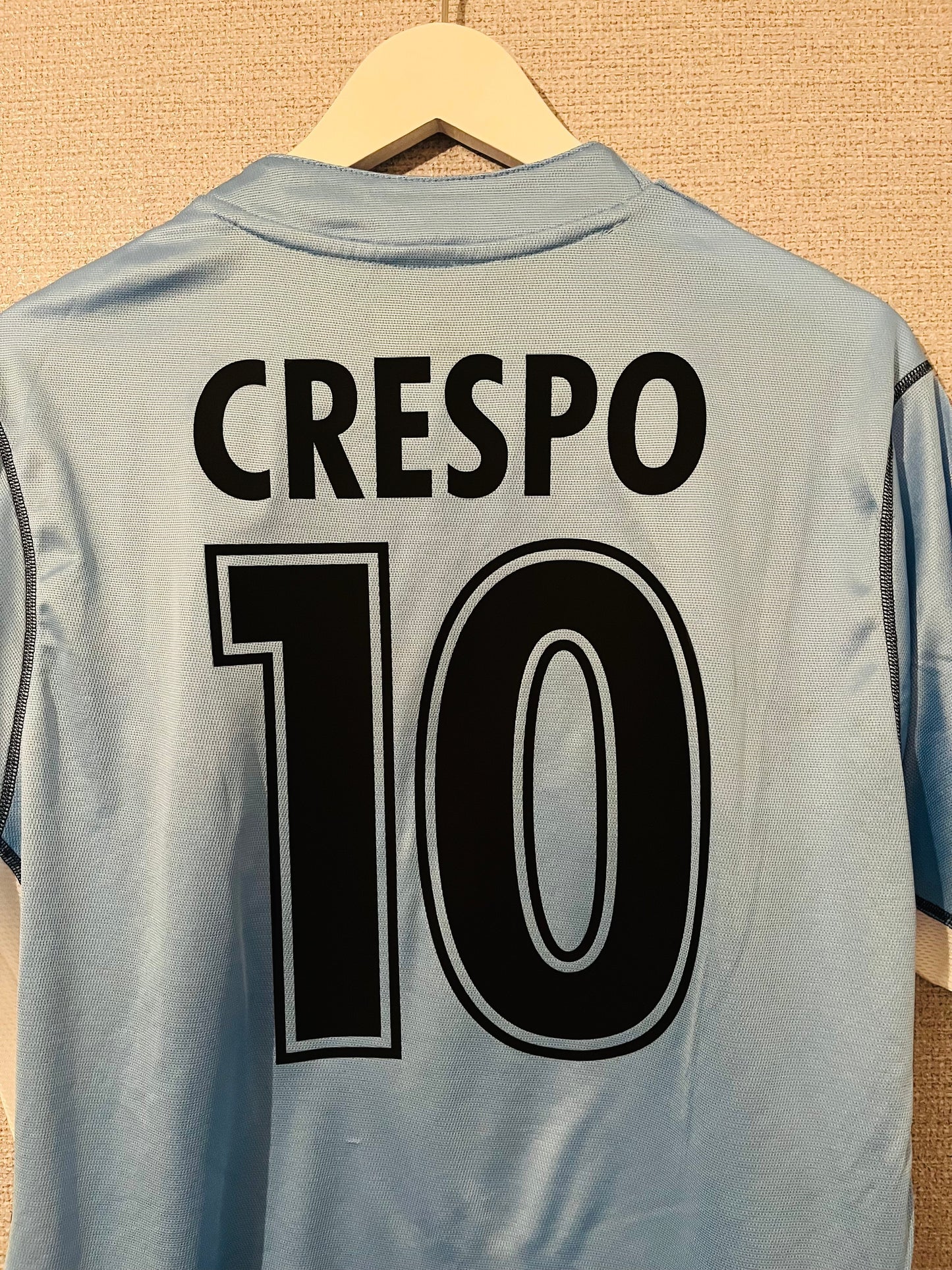 Lazio home football shirt 2001/02 Crespo Large