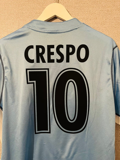 Lazio home football shirt 2001/02 Crespo Large