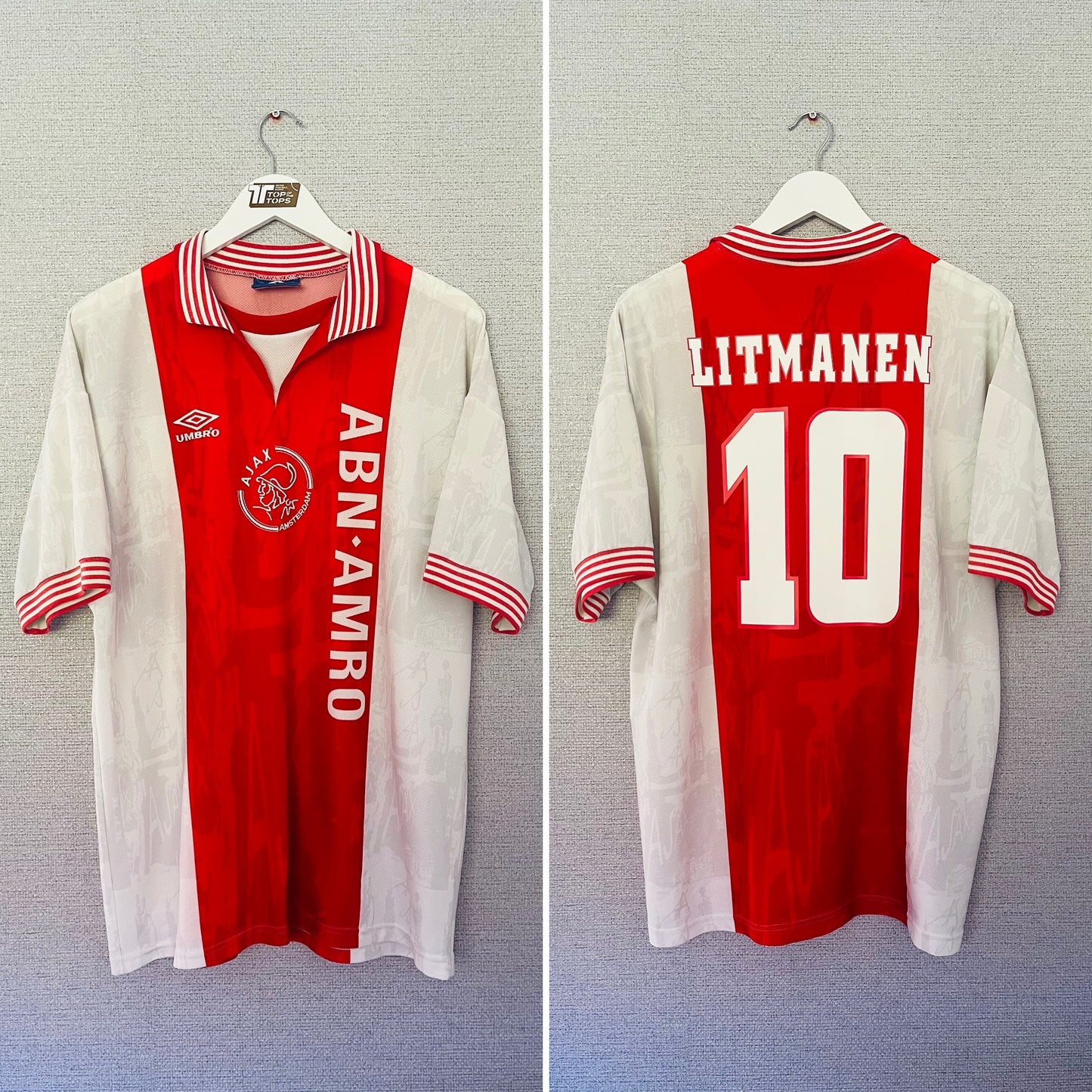 Ajax home football shirt 1996/97 Litmanen Large
