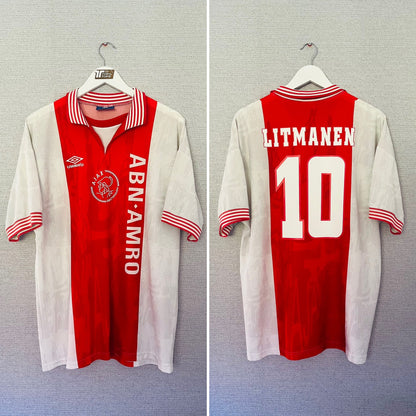 Ajax home football shirt 1996/97 Litmanen Large