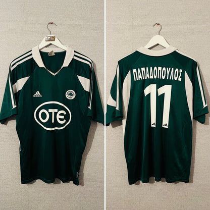 Panathinaikos home football shirt
2002/03 Papadopoulos Large