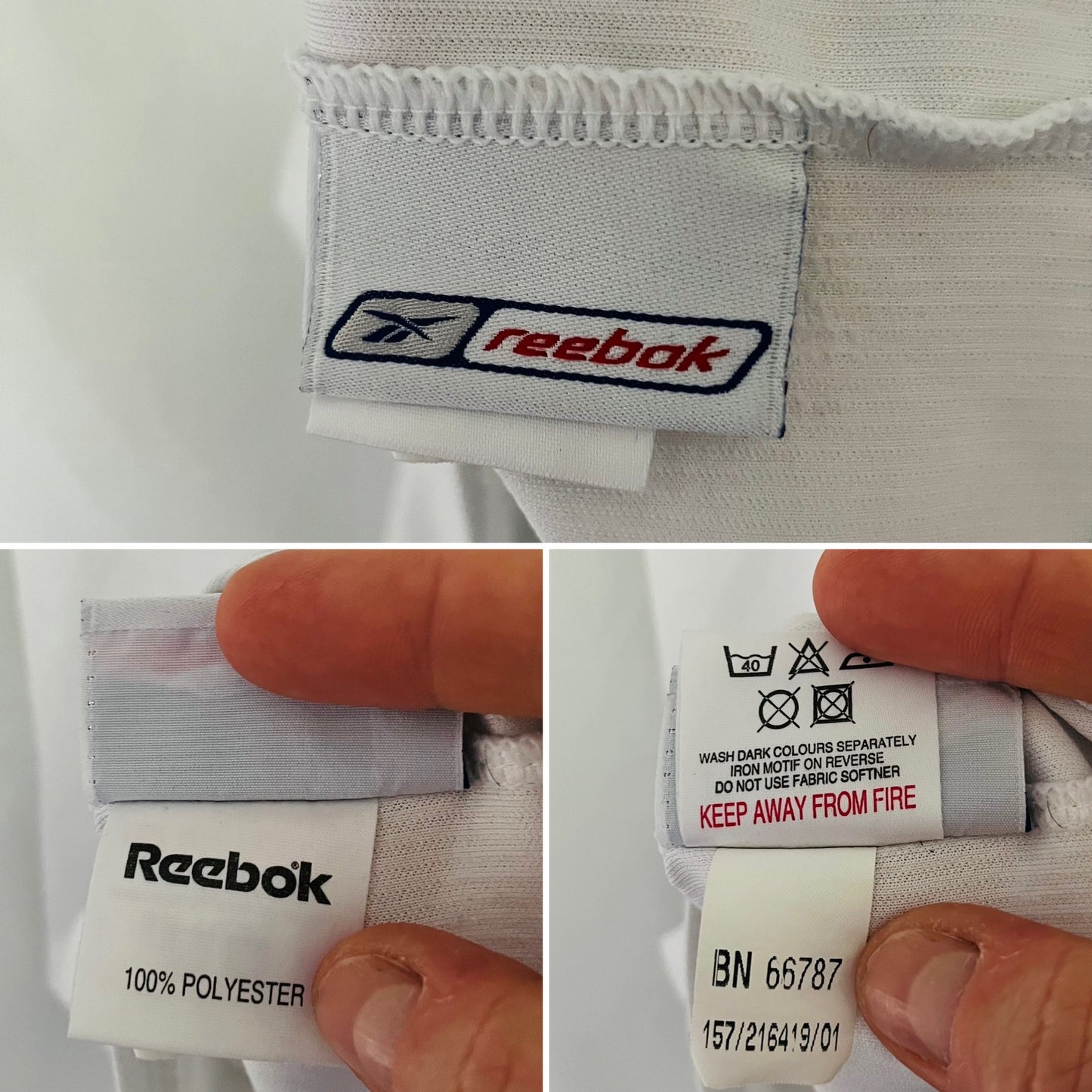 Bolton Wanderers home football shirt 2002/03 Ngotty XL