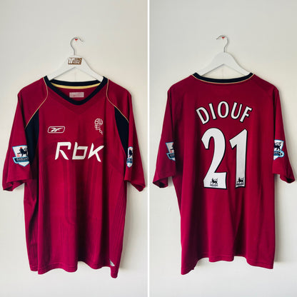 Bolton Wanderers away football shirt
2006/07 Diouf XL