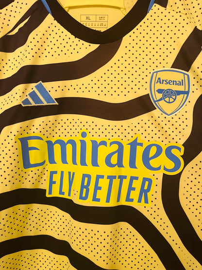 Arsenal away football shirt 2023/24 Odegaard XL