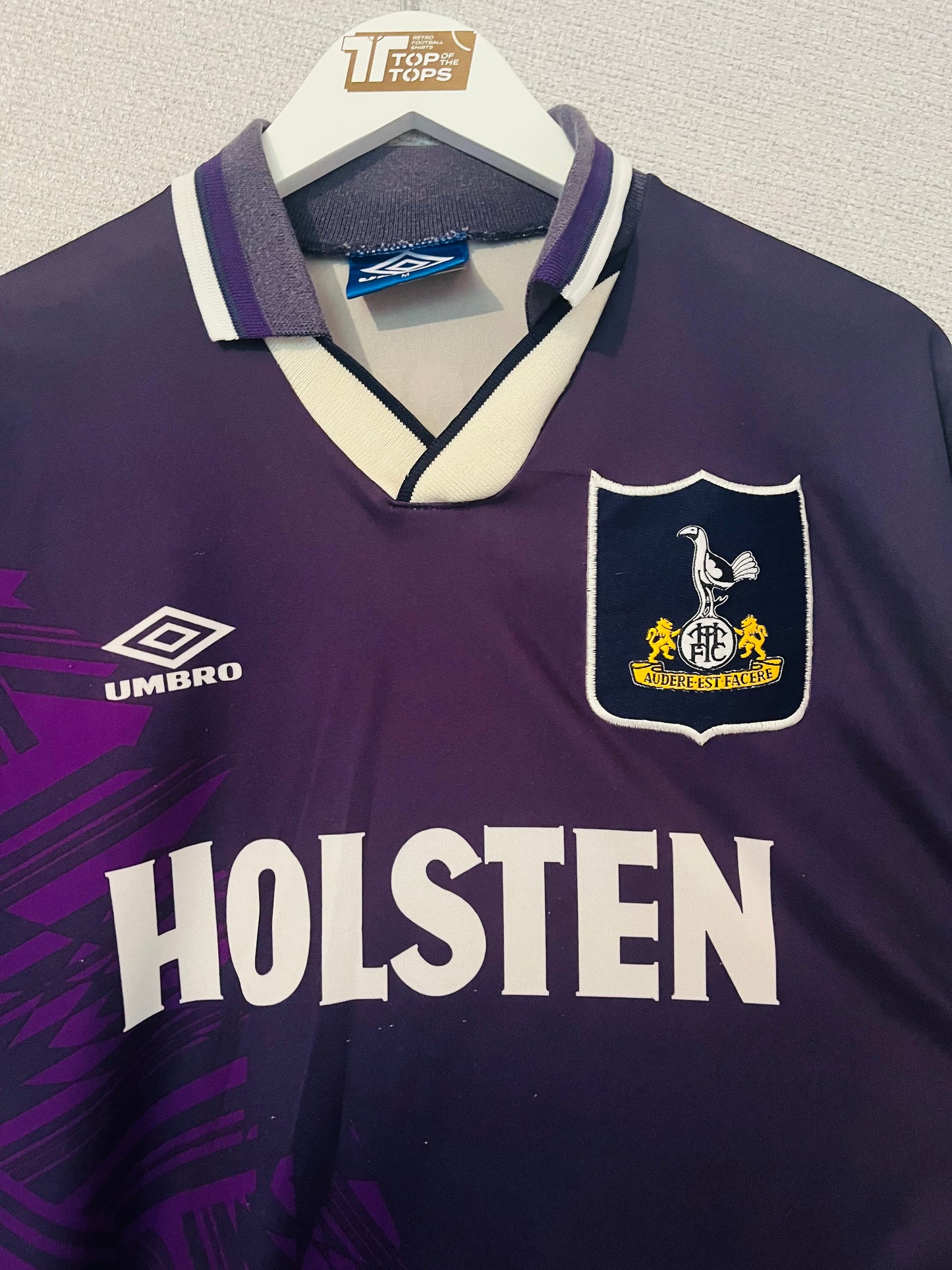 Tottenham Hotspur away football shirt 1994/95 Klinsmann Medium