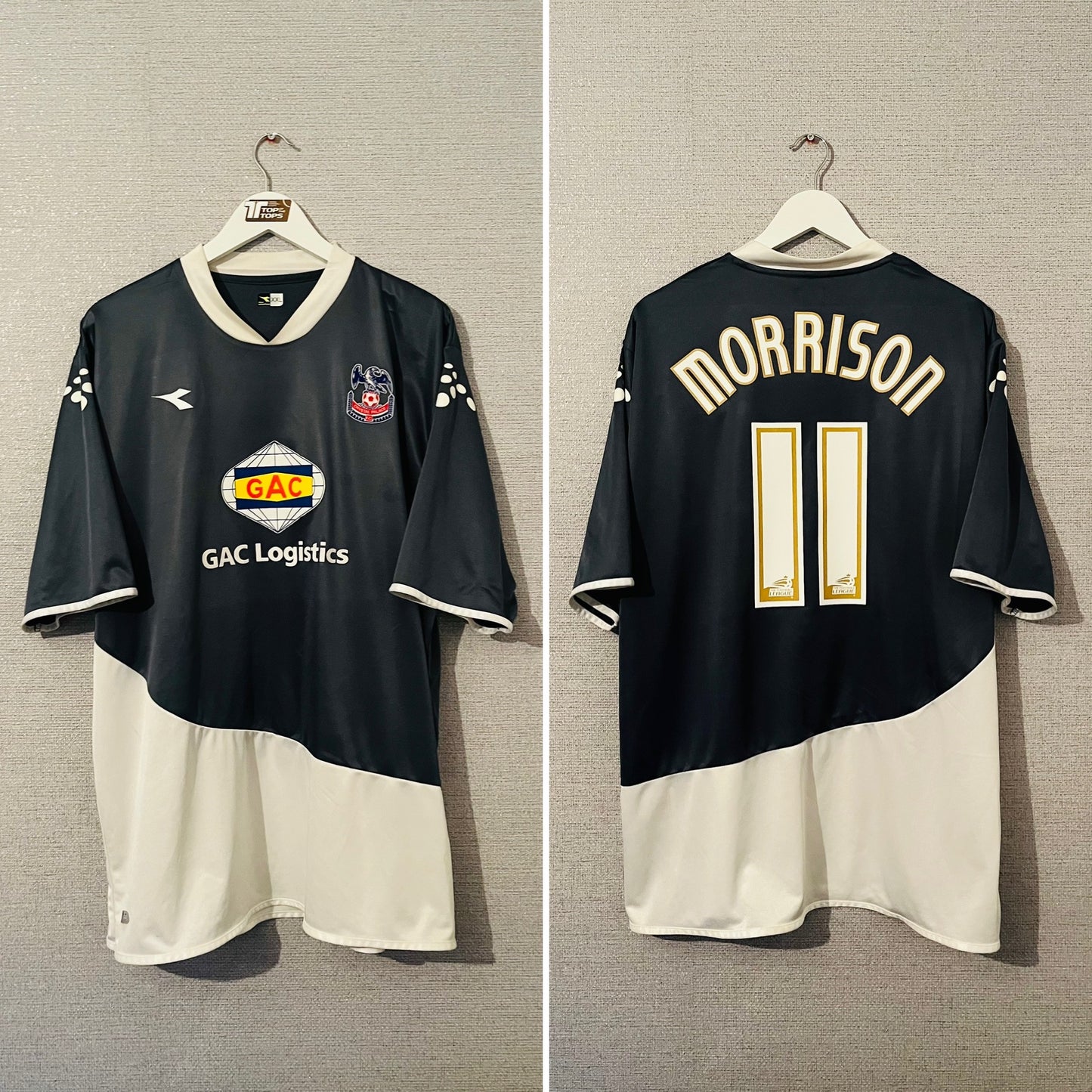 Crystal Palace away football shirt 2006/07 Morrison XXL