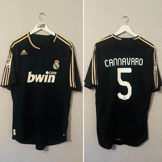 Real Madrid away football shirt 2007/08 Cannavaro Large