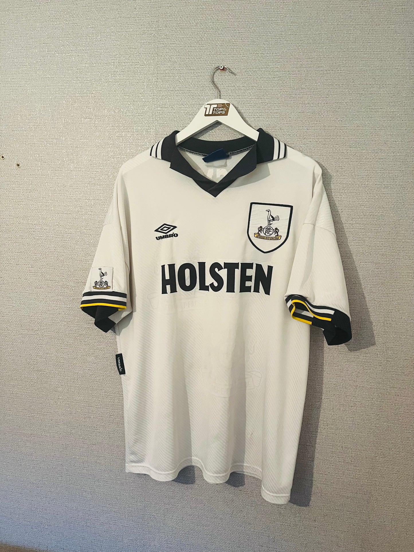 Tottenham Hotspur home football shirt 1993/95 Klinsmann XL