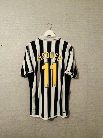 Juventus home football shirt 2006/07 Nedved Large