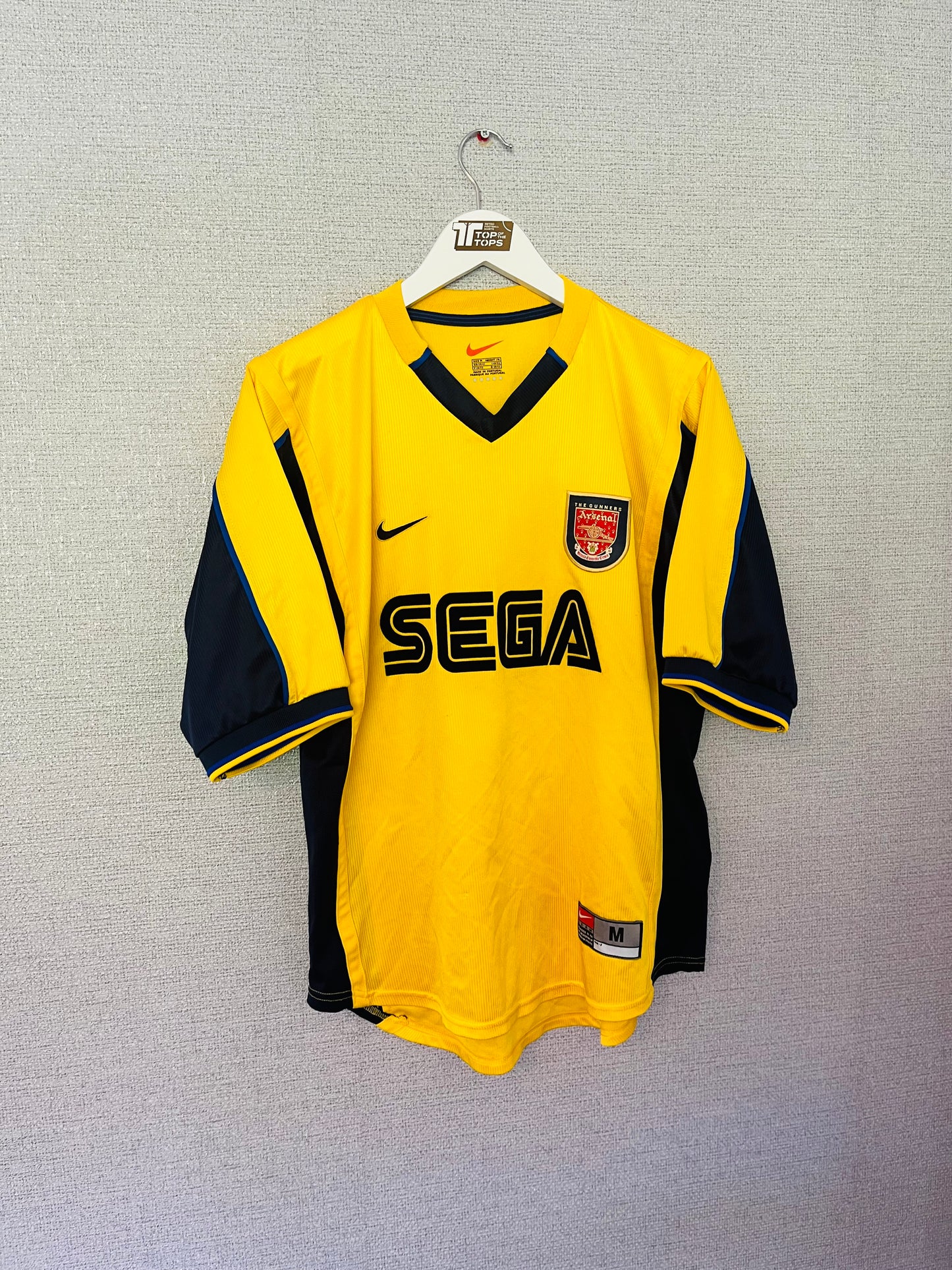 Arsenal away football shirt 2000/01 Suker Medium