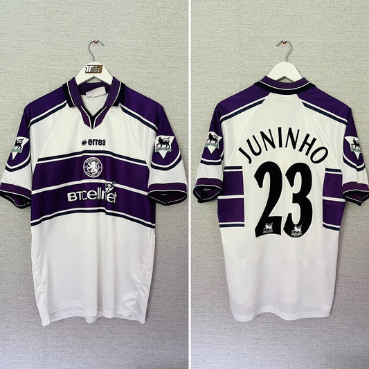 Middlesbrough away football shirt 1999/2000 Juninho Large