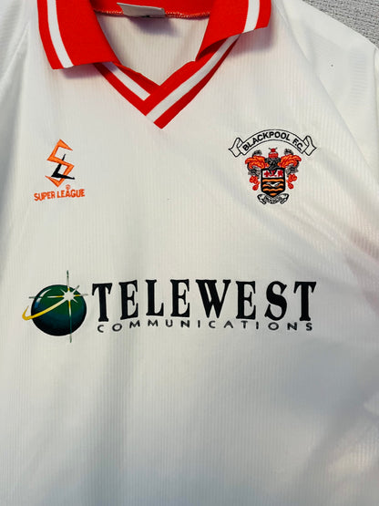 Blackpool away football shirt 1999/2000 XL