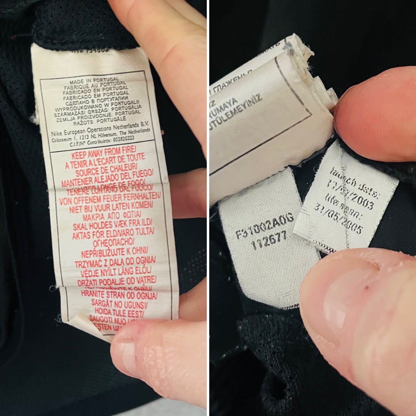 Manchester United away football shirt 2003/05 CR7 Large