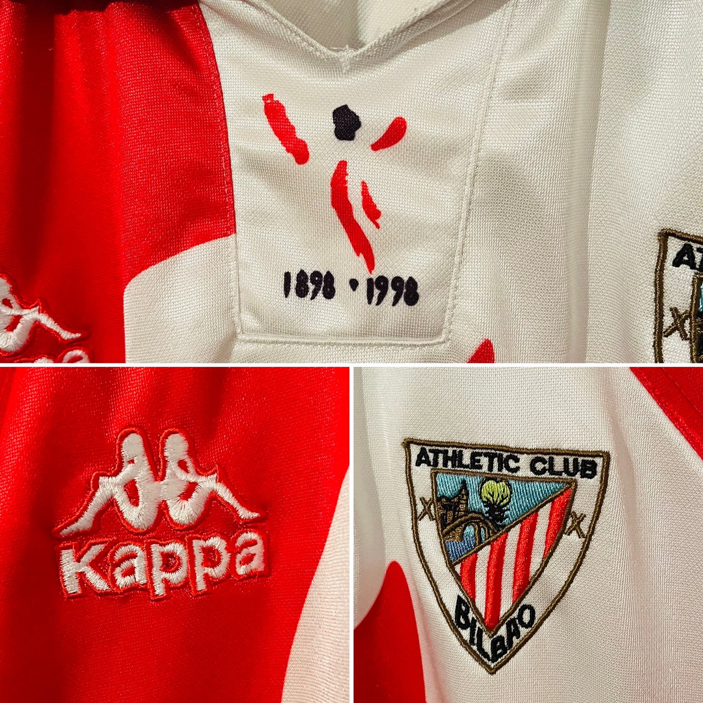 Athletic Bilbao home football shirt
1997/98 Etxeberria Large