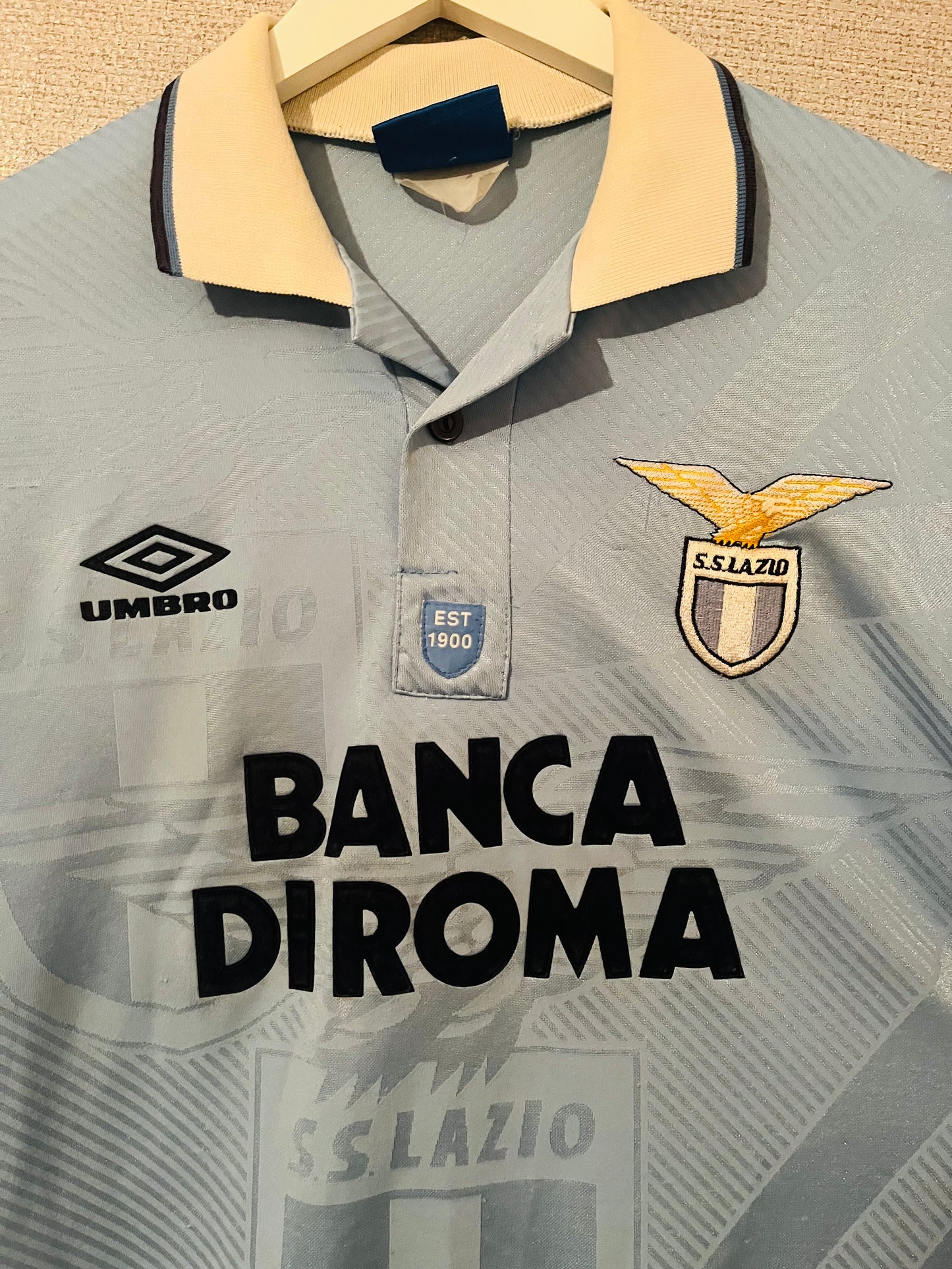 Lazio home football shirt 1993/95 Medium