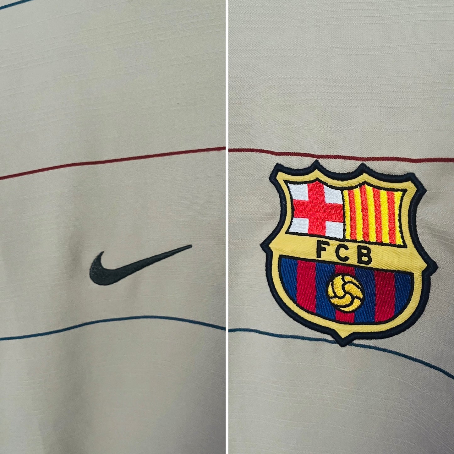 Barcelona away football shirt 2003/05 Ronaldinho Medium