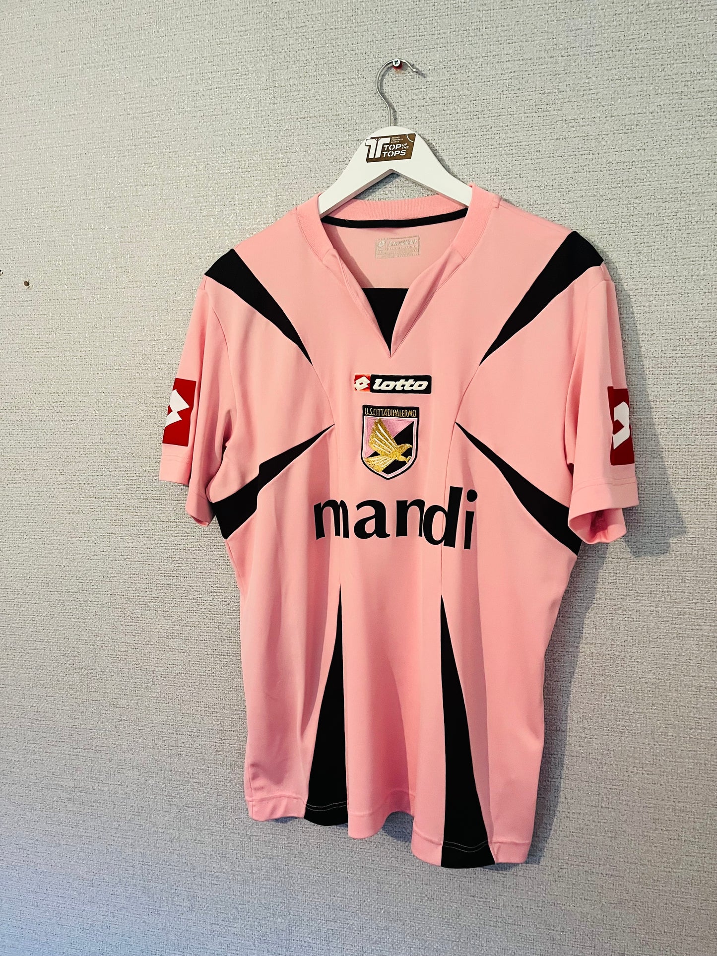 Palermo home football shirt 2006/07 Cavani Large