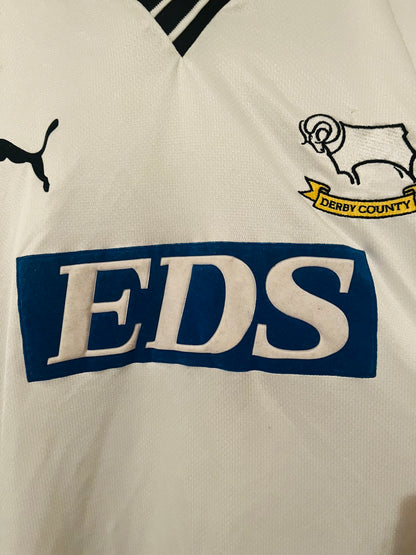 Derby County home football shirt 1999/2001 Sturridge XL