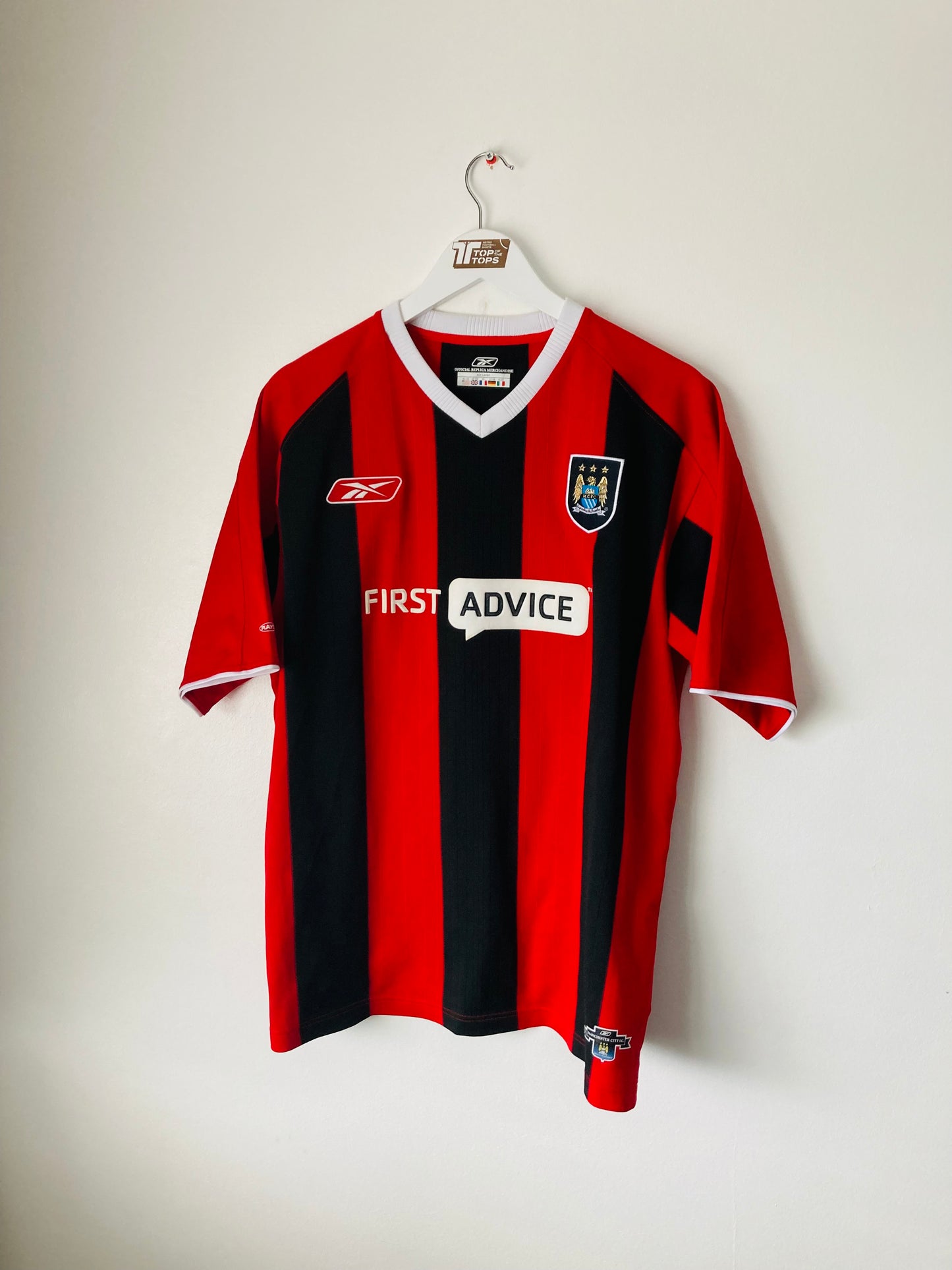 Manchester City away football shirt 2003/04 Anelka Large
