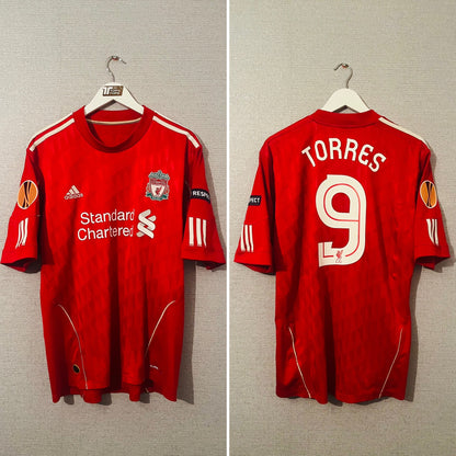 Liverpool home football shirt 2010/11 Torres Large