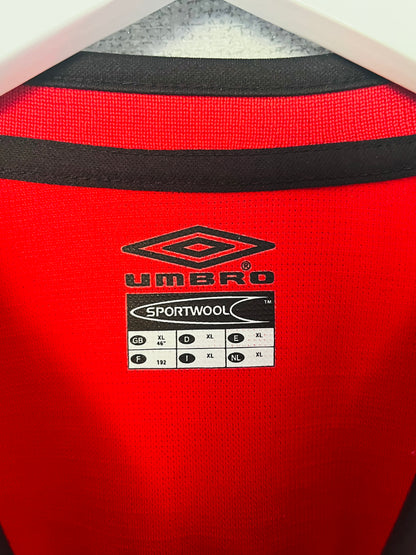 Manchester United home football shirt 2000/01 Beckham XL